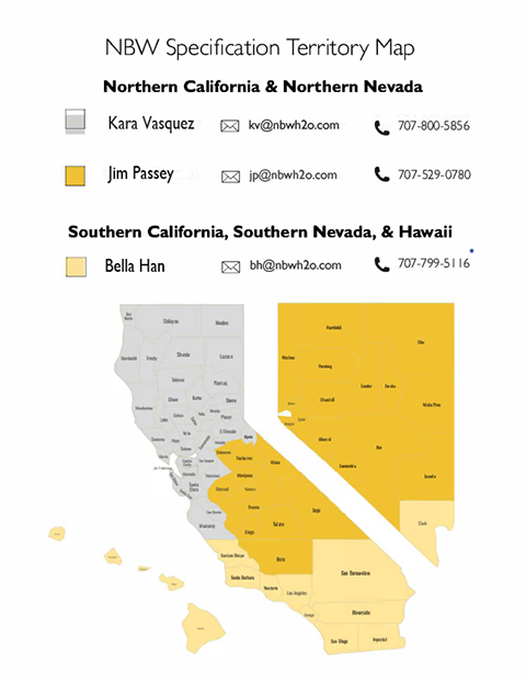 North Bay Waterworks Specification Territory Map